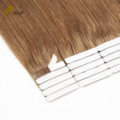 #30 Couleur Droite Virgin Hair Tape En Extensions de Cheveux Humains Pour Femme