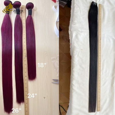 38 pouces 40 pouces naturel noir droit vierge cheveux humains en vente