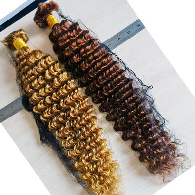 qualité Cheveux 100% humains Remy en vrac pour tressage usine